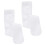 2 pairs of Plain White Baby Tights 1