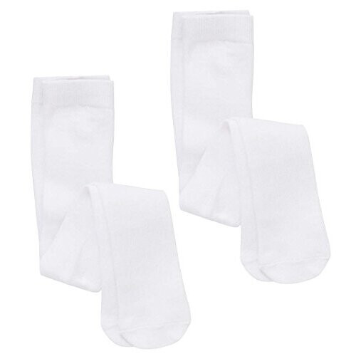 2 pairs of Plain White Baby Tights