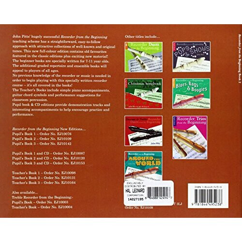 Recorder from the Beginning: Pupils Edition Bk. 2: Pupil'S Book 2 1