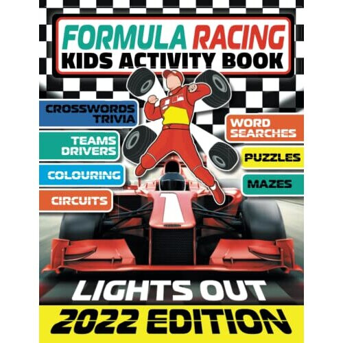 Formula Racing Kids Activity Book Motor Racing Trivia, Puzzles, Word