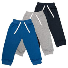 Baby Boy Toddler Casual Pull up Pants/Trousers / 100% Cotton Soft and Comfortable (3, 3-4 Years)