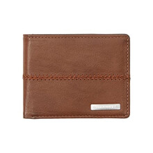 Quiksilver Travel Accessory- Tri-Fold Wallet, Brown