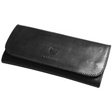 GERMANUS Furvus Tobacco Pouch - Genuine Leather, Made in EU, Rubber-Lined Interior, Magnetic Closure