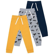Baby Boy Toddler Casual Pull up Pants/Trousers / 100% Cotton Soft and Comfortable (3, 6-12 Months)
