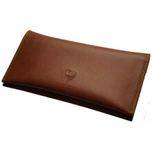 GERMANUS Tobacco Pouch from Artleather, Leather Free - Made in EU - Fuscus
