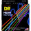 DR Strings HI-DEF NEON? - MULTI-COLOUR Coloured Electric Guitar Strings: Medium 10-46 1