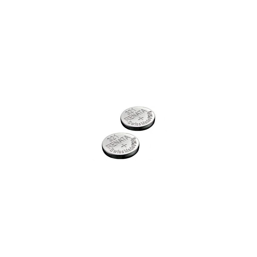 2 X RENATA 321 Watch Batteries - SR616SW - Silver 1.55v