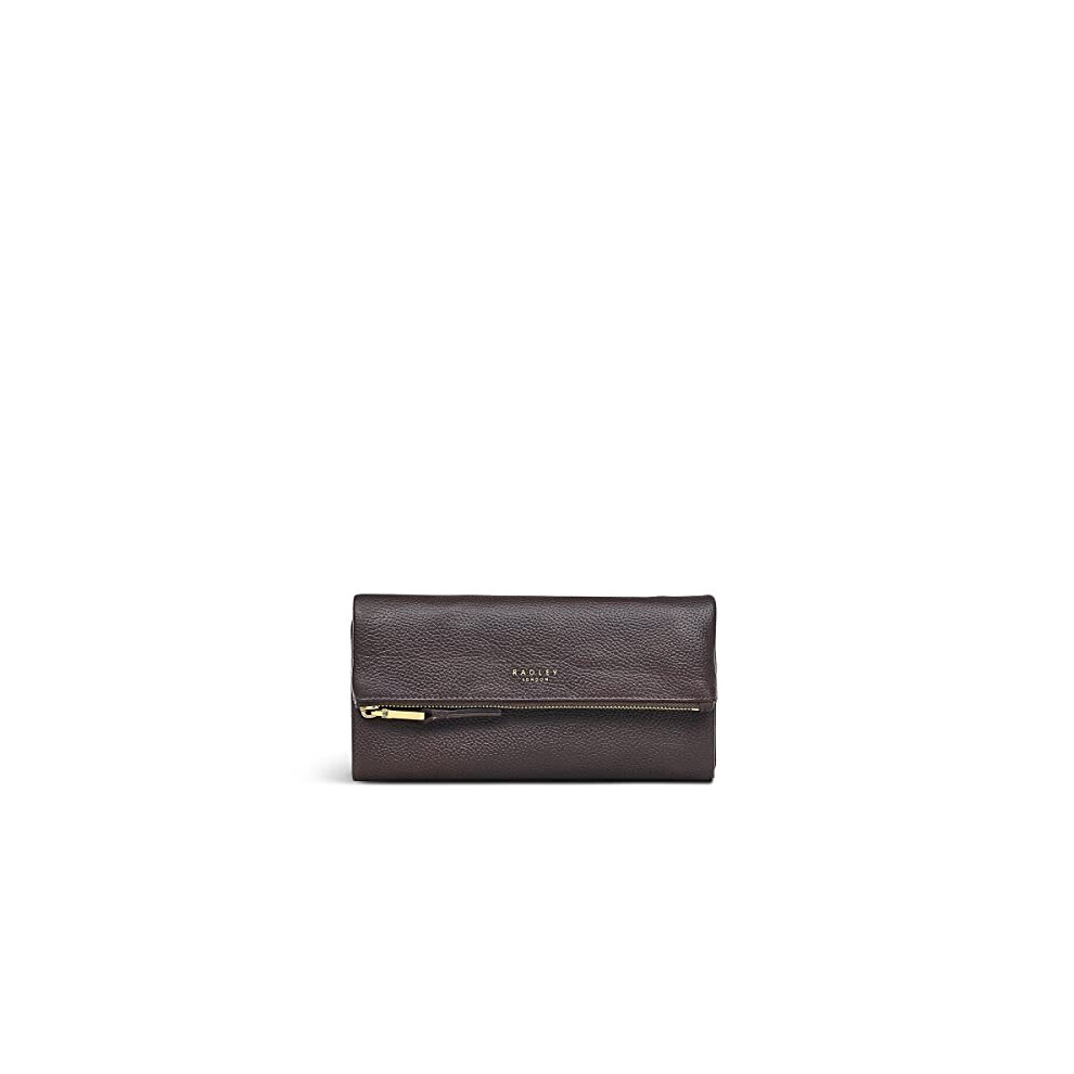 Radley Coleman Street Large Flapover Matinee Purse in Oxblood