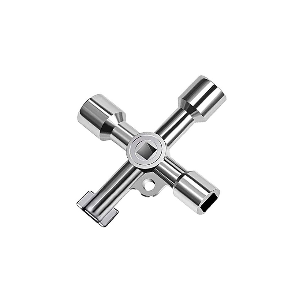 Tomario Meter Box Key Gas Key Meter Key Utilities Key For Electric Cupboard Cabinet Opening Key Zinc Alloy (4 In 1) 765757516203