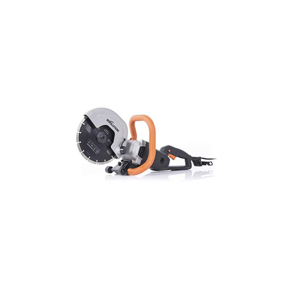 Evolution R230dct 230Mm Concrete Saw - 2000W Motor, No Gas, 90 Mm Cut, Incl Diamond Masonry Blade, 110V 849713087225