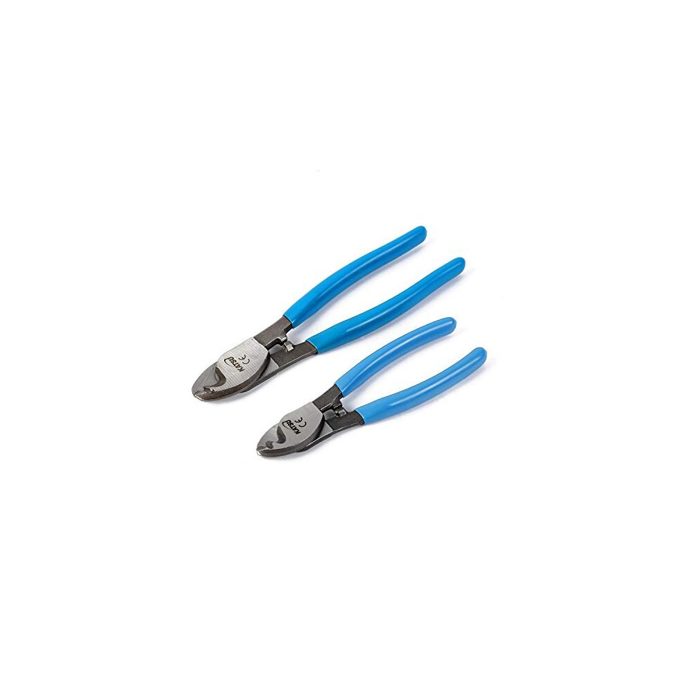 Katsu Cable Cutter Wire Stripper 150Mm (6") + 210Mm (8"), Heavy Duty Cutting Plier For Aluminum Copper Wires 417346 5060524768157
