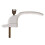 Yale Yale P-2YWHLCK40N-WH Universal Window Handles, fits Right or Left Handed windows, 40mm spindle, Lockable, Visi Packed, suitable for PVCu windows, 2