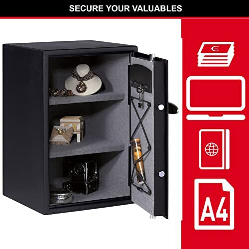 Master Lock MASTER LOCK High Security Safe [Digital combination] [Large 61.7 L] - T6-331ML - Protect your valuables against theft 2