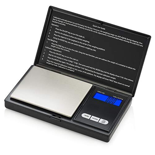 Smart Weigh Digital Pocket Scale 100 x 0.01g - Black