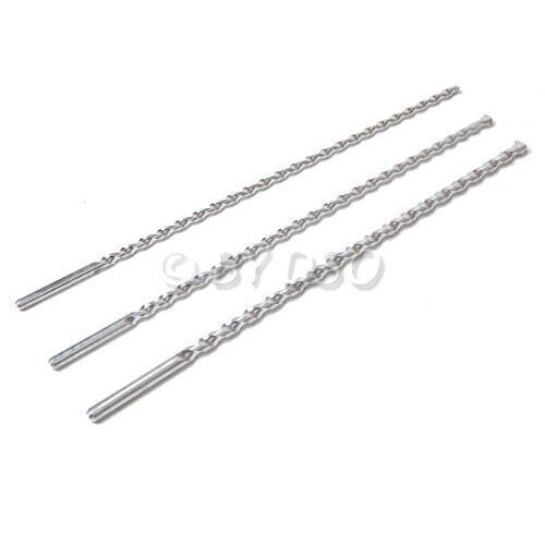 Am-Tech Professional Quality 3 Pc Long Masonry Drill Bit Set 400mm AMF2800
