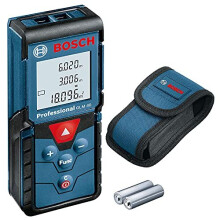 Bosch Professional laser measure GLM 40 (with memory function, measuring range: 0.15â40 m, 2 x 1.5 V batteries, protective bag)