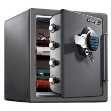 MASTER LOCK Home/Office Safe 33.6L [Fire and Water Resistant] [X-Large] [Dual Security : Digital Combination + Key] - LTW123GTC - For ID Papers, A4