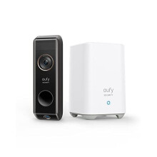 eufy Security Video Doorbell Dual Camera (Battery-Powered) with Homebase, Dual Motion Detection, Package Detection, 2K HD, No Monthly Fee, 16GB Local