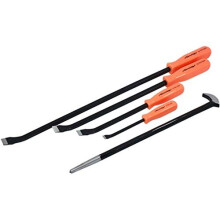 neilsen CT0239 Pry Set with Orange Handles Includes Roll Head Bar - Black (5-Piece)