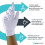 Unigloves White Pearl - 100 Disposable Nitrile Gloves - Medium 2