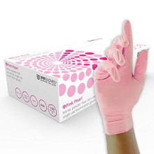 UNIGLOVES Pearl GP0042 Nitrile Gloves, Green, Size S (Pack of 100 Single Gloves)