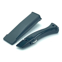 TradeUnderlay Black Dolphin Delphin Knife Carpet Fitter Economy Tool with Holster - NO Blades