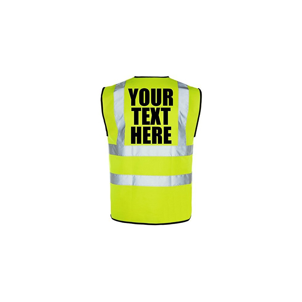 Personalised Printed Hi-Vis High-Viz Visibility Safety Vest/Waistcoat Personalised Printed Hi-Vis High-Viz Visibility Safety Vest/Waistcoat 640746562211