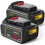 2 Pack Waitley 18V 5Ah DCB-184 Replacement Battery Compatible with Dewalt 18V Tools 1