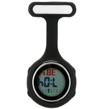 Digital Nurse Watch Fob for Women Men Multi Function, Infection Control Design, Silicone Nurses/Brooch/Tunic/Fob/Pocket/Carabiner Watch with