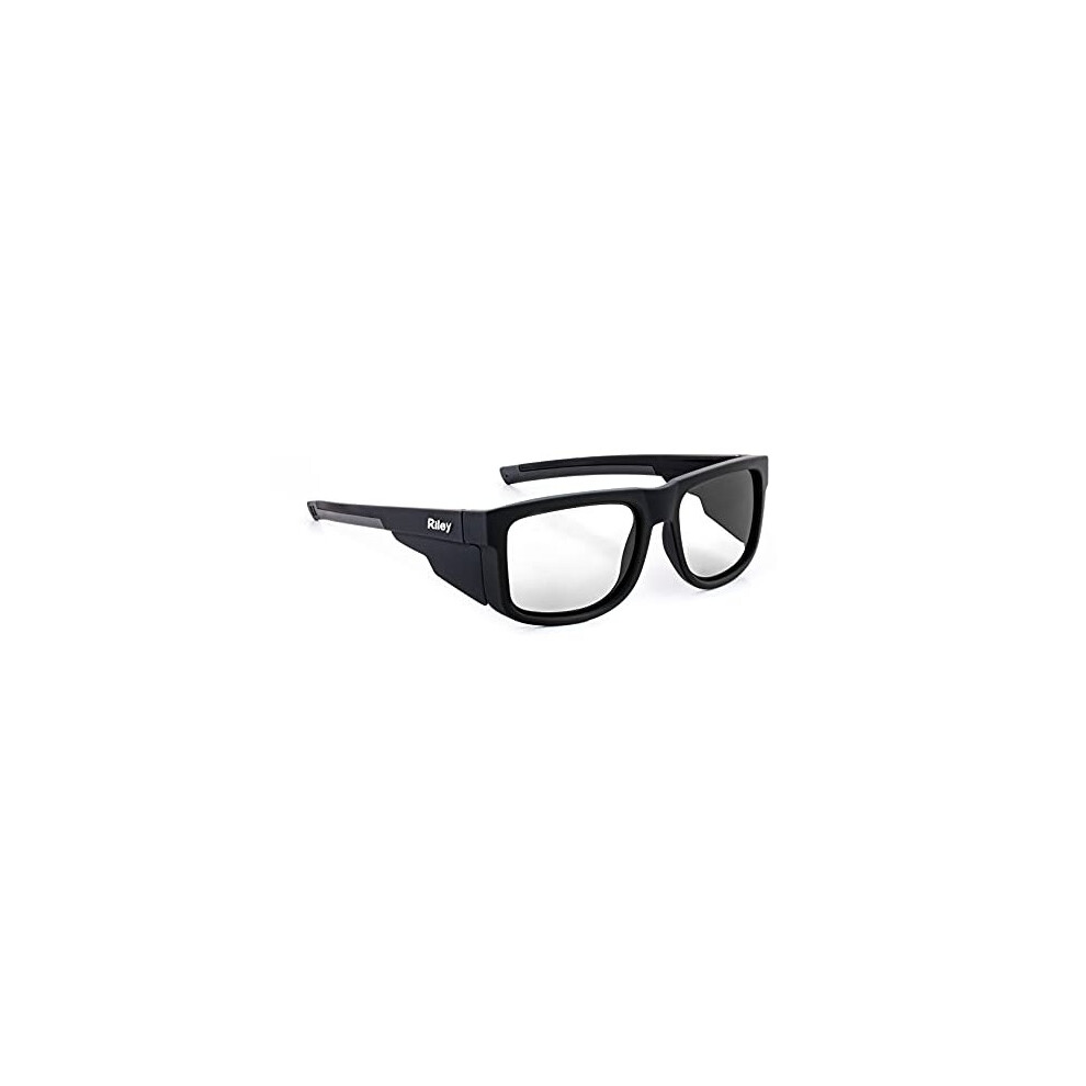 Riley Navigator Stylish Protective Eyewear Uv & Impact Protection Sunglasses Work Safety Glasses (Clear Lens) 5060855883741