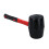 Toolzone 32Oz Rubber Mallet Fibre Handle Red and Black 3