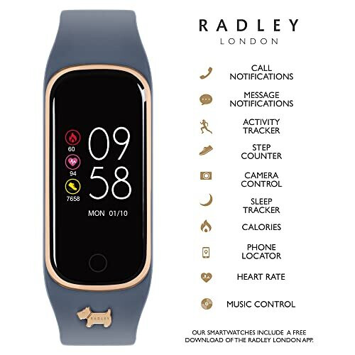 Radley RADLEY Women's Digital Quartz Watch with Silicone Strap RYS08-2088 1