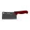 Starrett Starrett Cleaver Wide Rectangular 8' (200mm) Red Handle - BKR509-8 1