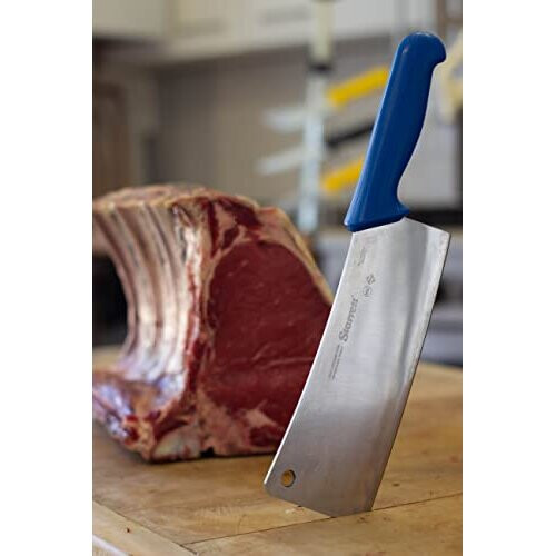 Starrett Starrett Cleaver Wide Rectangular 8' (200mm) Red Handle - BKR509-8 1