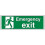 VSafety Emergency Exit Sign - Landscape - 450mm x 150mm - 1mm Rigid Plastic 1
