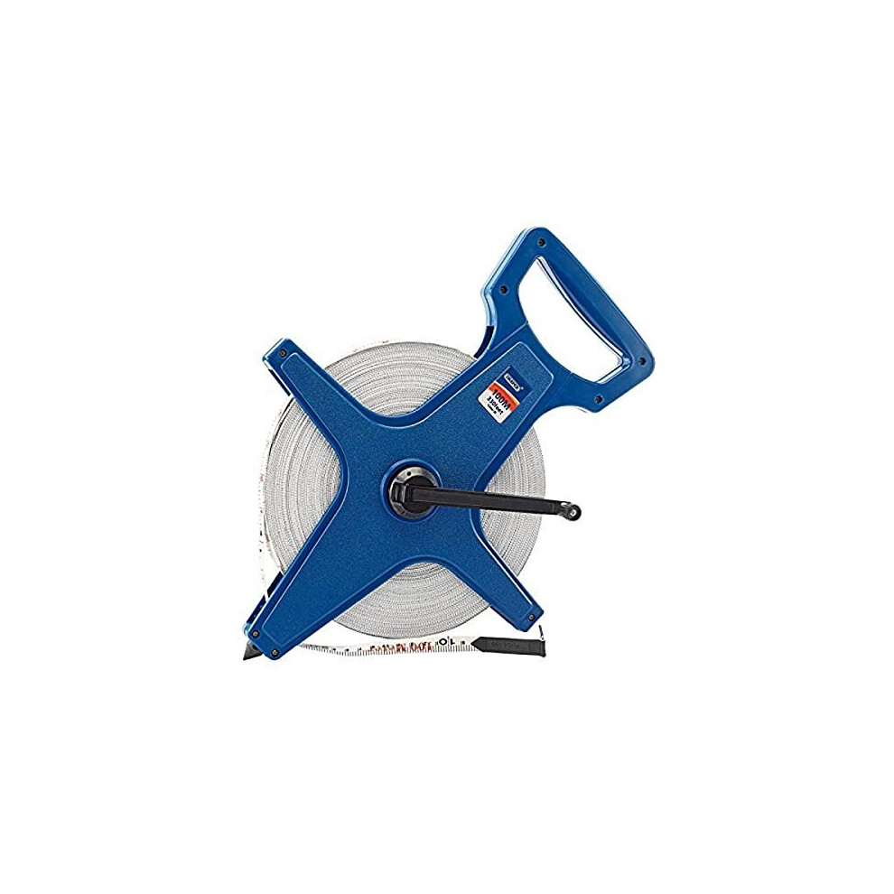 Draper 51091 Fibreglass Surveyors Tape, 100M/330' Blue