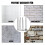 HPMAISON SDS Plus Chisel Set, 4-Piece SDS Plus Hammer Chisel Set, with Tile Chisel - Stone and Concrete Chisel Set - Packed in a Practical Rotating 5