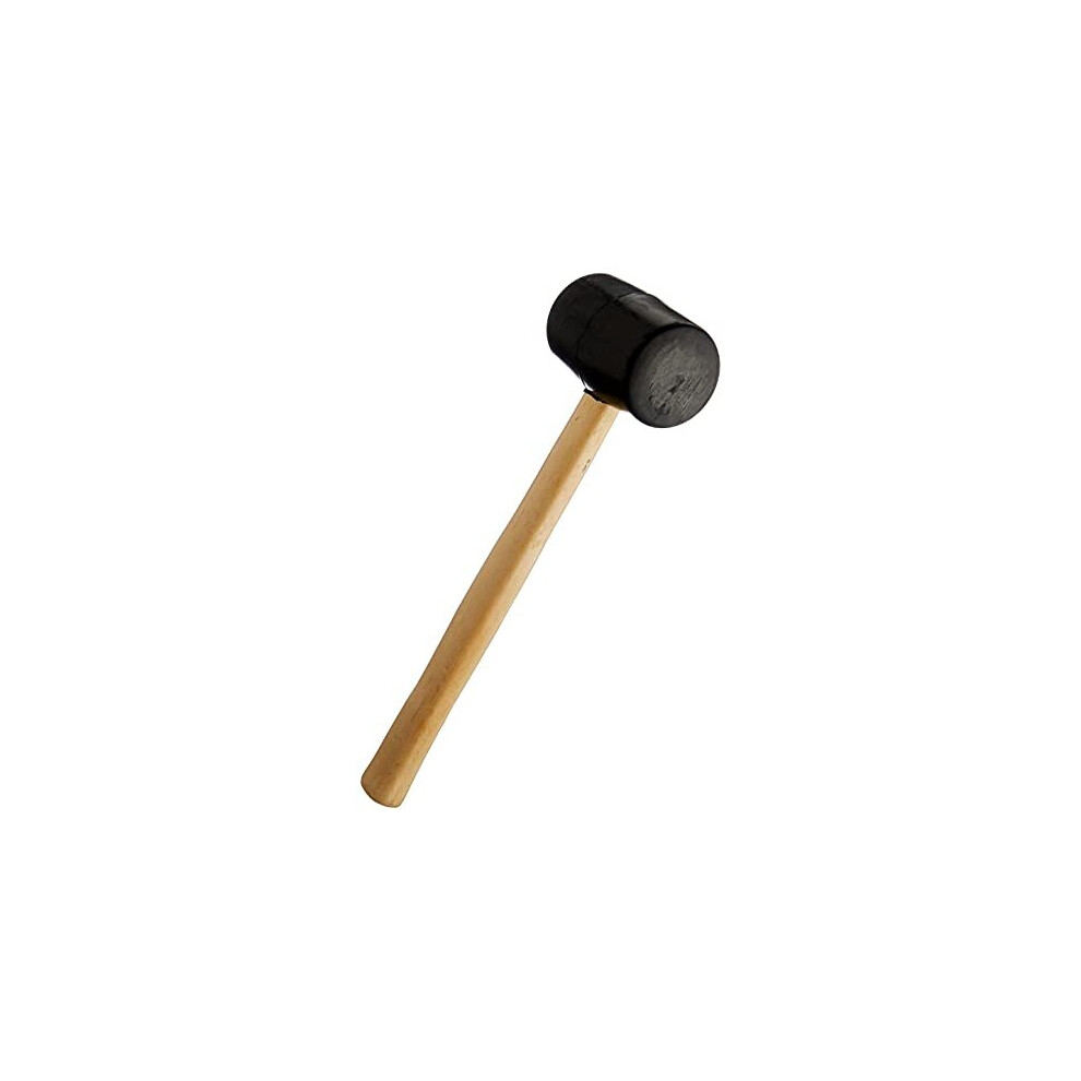 Draper 51095 Rm956/2 Rubber Mallet with Hardwood Shaft, 400g , Blue