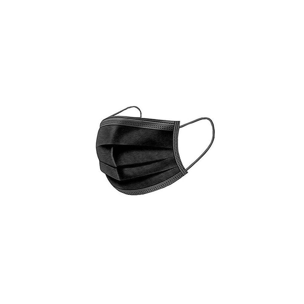 50Pcs Disposable Mask Anti-Dust Face Mouth Masks - Black 630420978902
