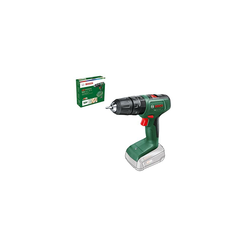 Bosch Home and Garden Cordless Combi Drill EasyImpact 18V-40 (without battery, 18 Volt System, in carton packaging)