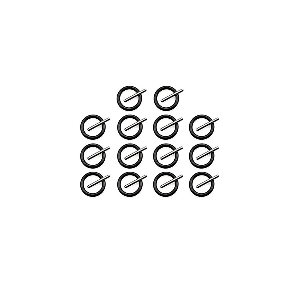 Nitaiun 28 Pcs Replacement Pin And O-Ring, 4 Mm Impact Ring And Pin 3 X 25Mm Socket Pins For 1/2" Impact Socket Scaffolders For Impact Wrench, 728872379009