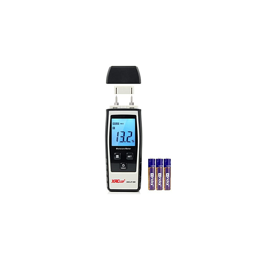 Digital Wood Moisture Meter For Firewood, Handheld Wood Moisture Detector Tester Wood Meter For Leaks Damp Moisture Cement Mortar, Timber Lumber Water 739713723721
