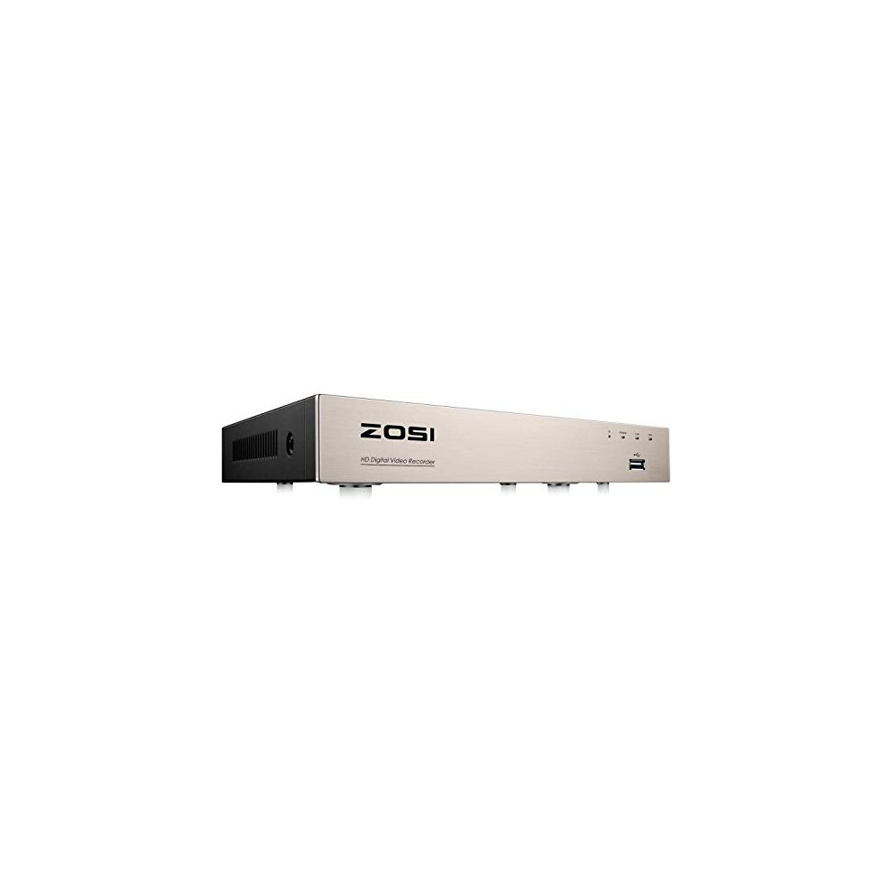 ZOSI H.265+ 8Channel 5MP Lite Hybrid 4-in-1 Analog/AHD/TVI/CVI Surveillance Video Recorders Standalone CCTV DVR System for 720P, 1080P Security