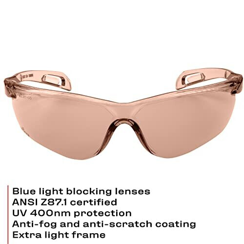NoCry Lightweight Blue Light Blocking Glasses with Orange Lenses