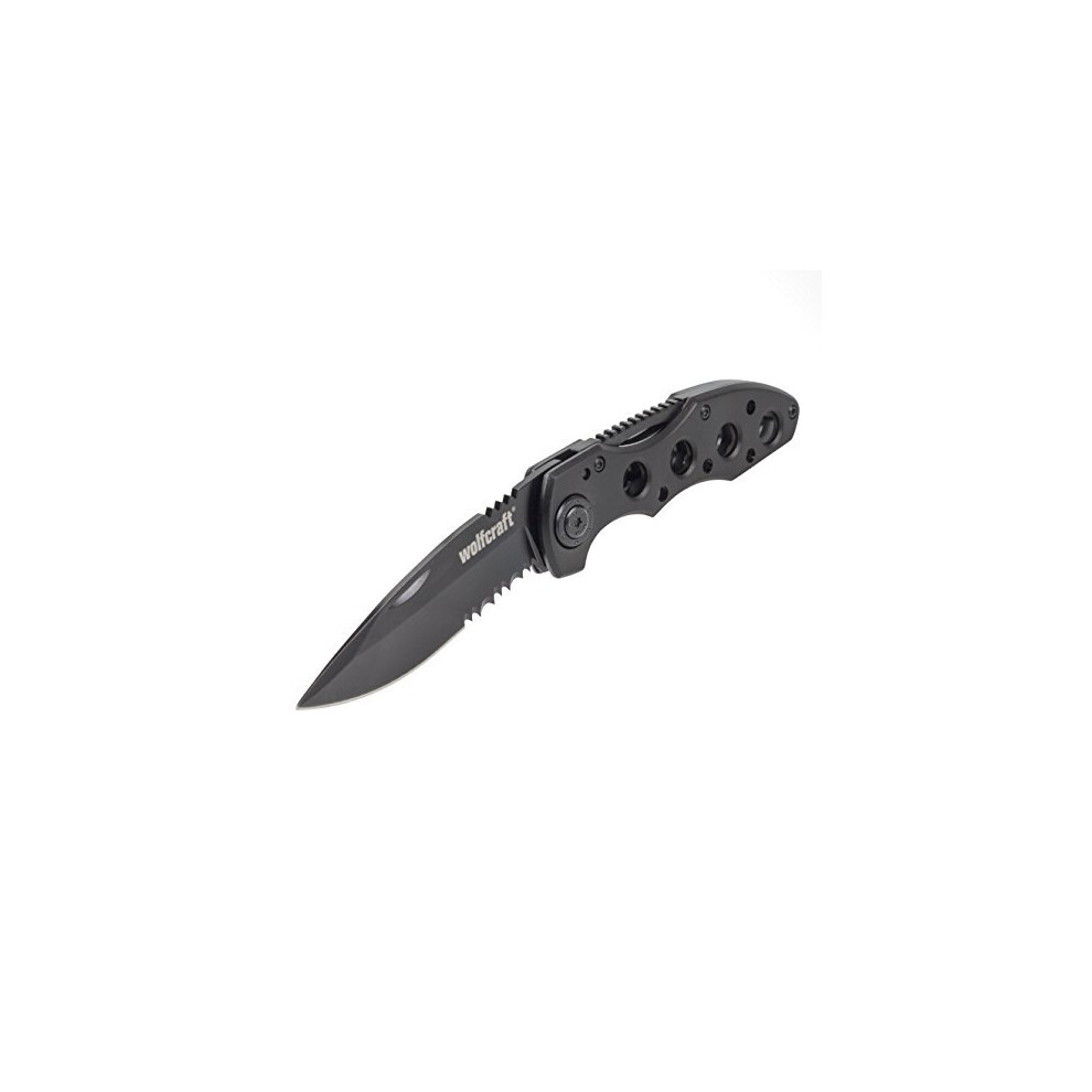 wolfcraft Leisure Knife with Folding Blade I 4289000 I Versatile leisure knife for hobby and camping