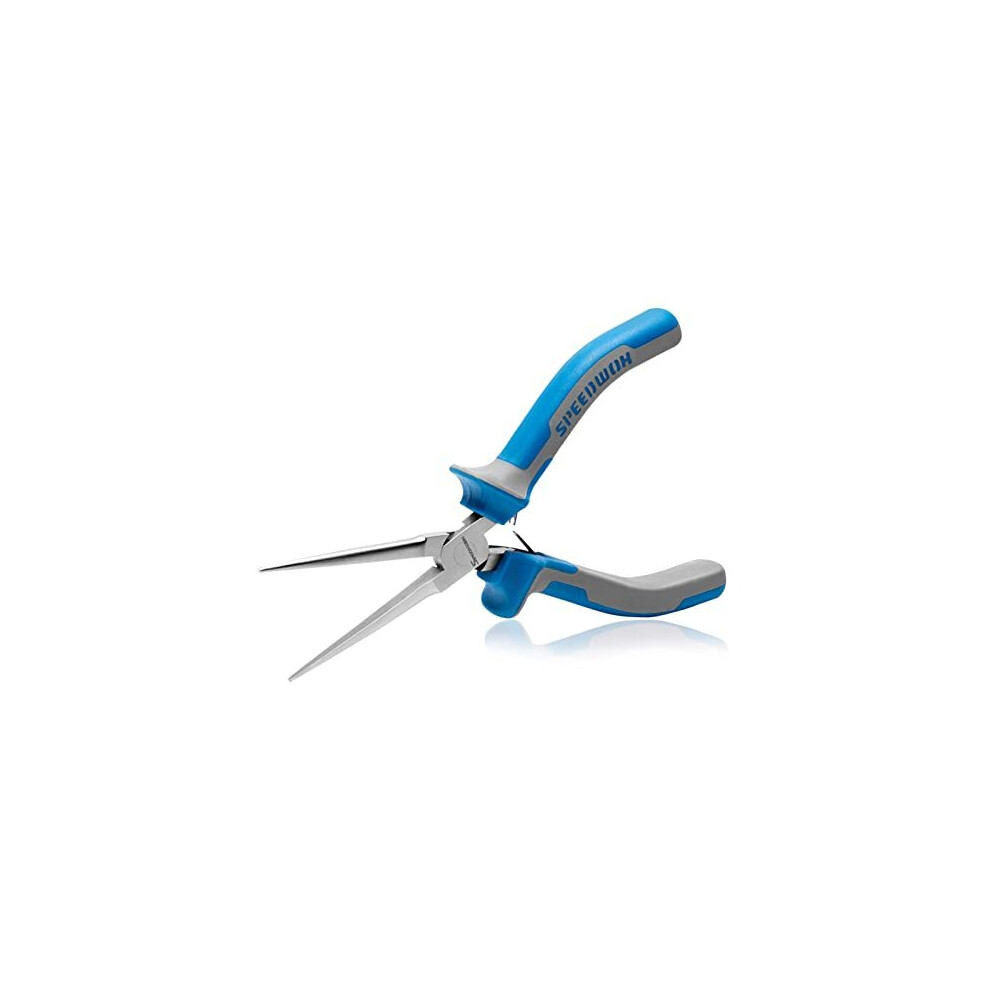 Speedwox 6 Inches Needle Nose Pliers Mini Extra Long Nose Precision Nippers Thin Flat Jaws Micro Functional Precision Wire Looping Fine Pliers With 754970500625