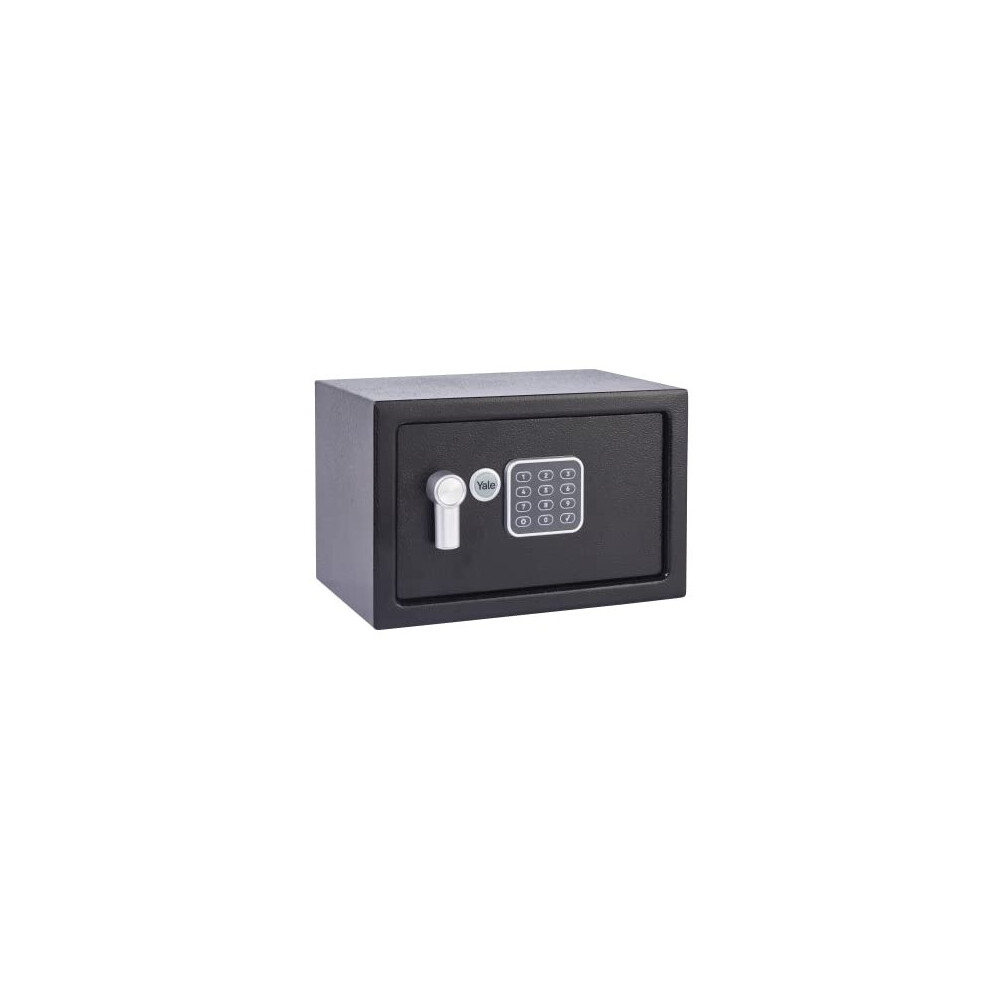 Yale YSV/200/DB2 Small Value Safe, Digital Keypad, LED Light Indicators, Steel Locking Bolts, Emergency Override Key, Wall And Floor Fixings, Black