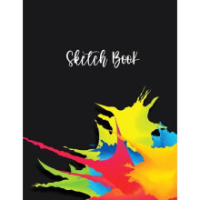 Sketch Book: Cute Blank Sketchbook for Drawing and Sketching for Kids Teens and Adults - 110 Drawing Art Pad Pages for Doodling Painting - 8.5x11