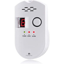 Mydome Gas Leak Detector [V2 ? Update] | Accurate Natural Gas Alarm With A Loud Alarm & Digital Display, Designed To Detect Combustible Gas Leaks