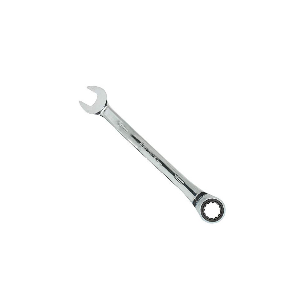 14Mm Ratchet Spanner Steel Fixed Head Gear Wrench Open End & Ring (14Mm) 5060435373105